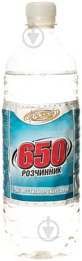 Растворитель 650 Блеск 0,95 л 0,75 кг - фото 1 Растворитель 650 Блеск 0,95 л 0,75 кг - фото 1