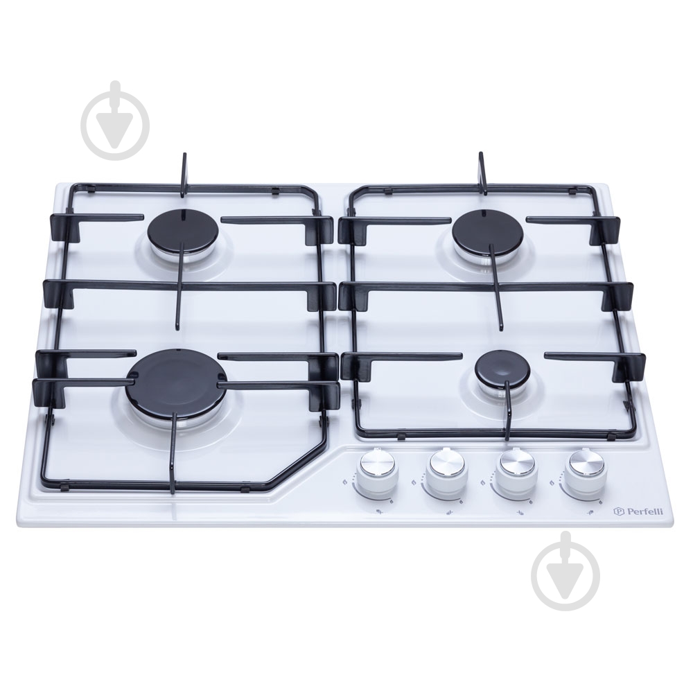 Варочная поверхность газовая Perfelli HGM 61414 WH - фото 2 Варочная поверхность газовая Perfelli HGM 61414 WH - фото 2