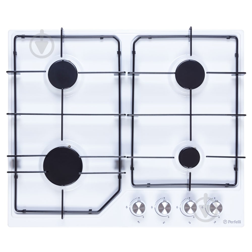Варочная поверхность газовая Perfelli HGM 61414 WH - фото 1 Варочная поверхность газовая Perfelli HGM 61414 WH - фото 1
