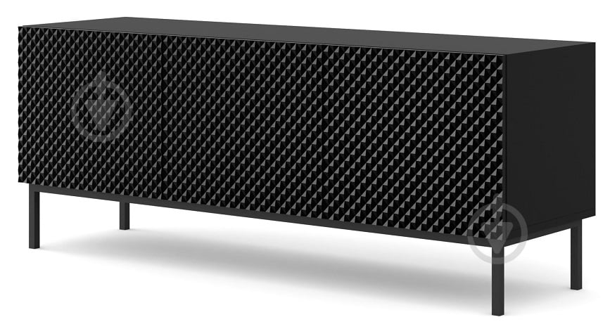 Тумба под ТВ BIM Furniture Ravenna 3д 1500x580x420 мм черный(RAVENNA_C_DIAMOND_MDF_HG_TV_ST) - фото 1