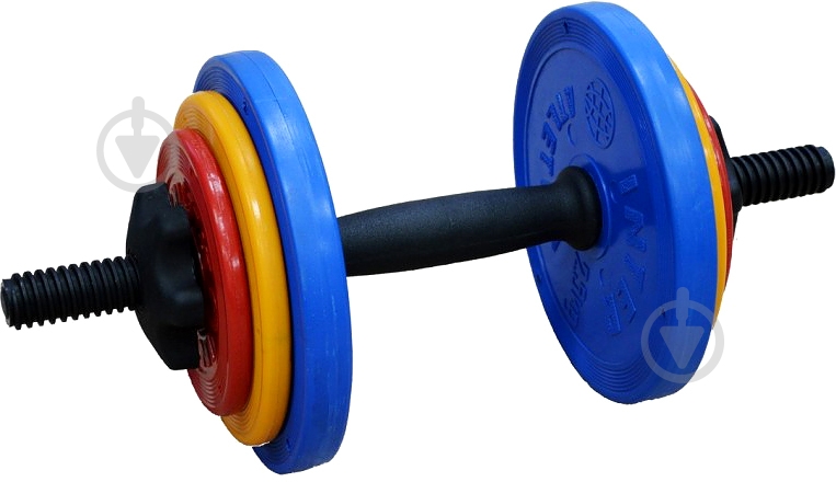 Гантель InterAtletika СТ 531.10 8,82 кг синий с черным - фото 1