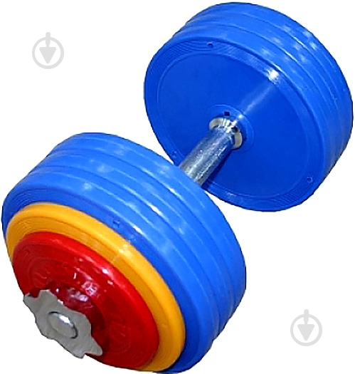 Гантель InterAtletika СТ 531.20 20 кг синий с черным - фото 3