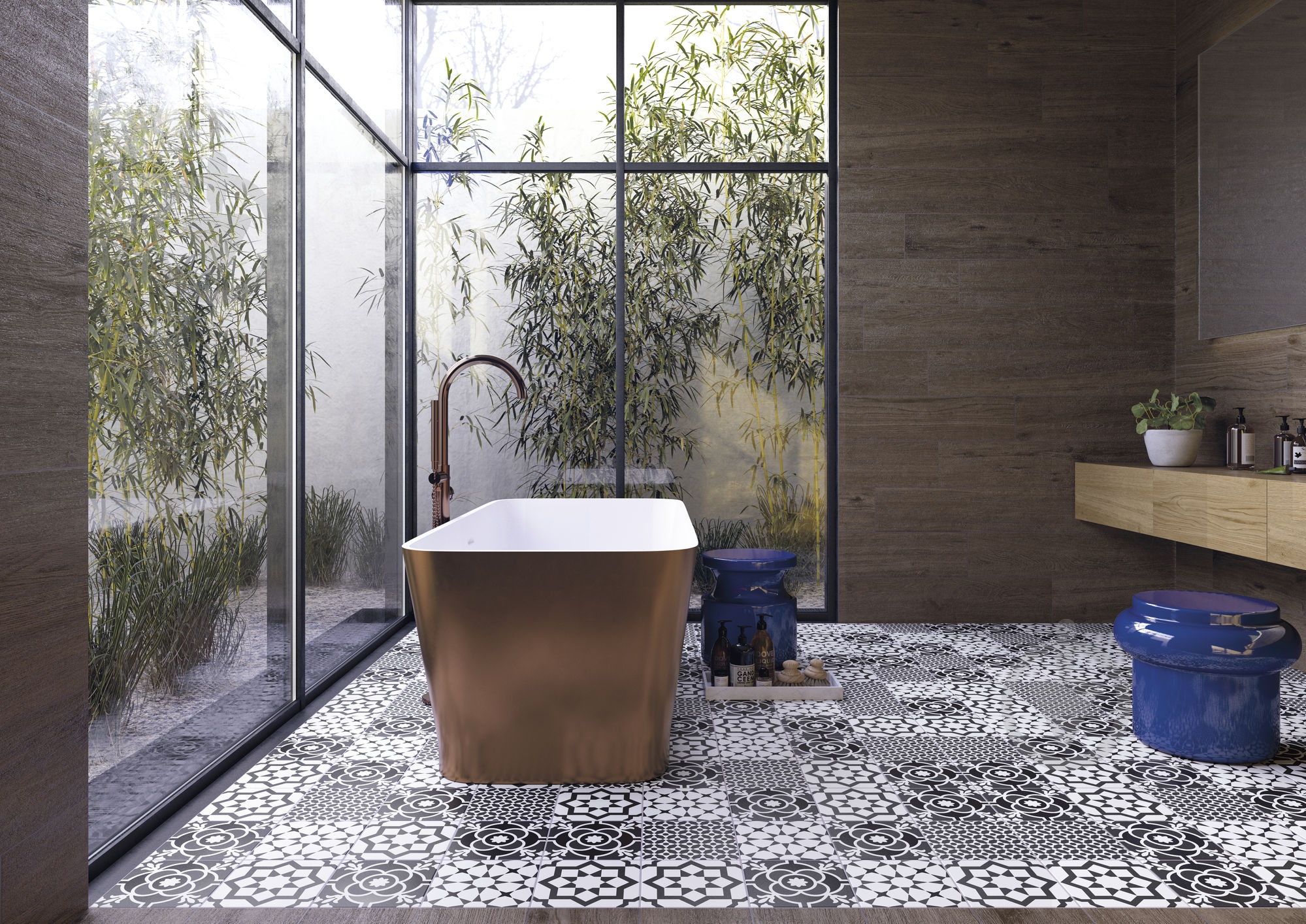 Плитка Cifre Hidra Capri Cold 20x20 - фото 3