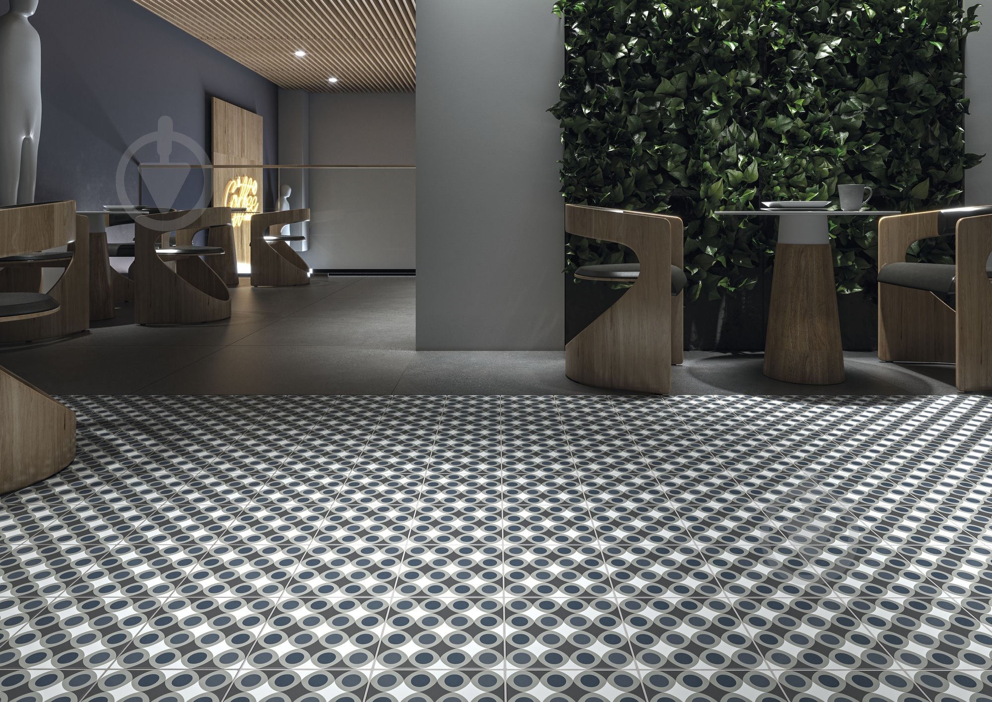 Плитка Cifre Hidra Capri Cold 20x20 - фото 6