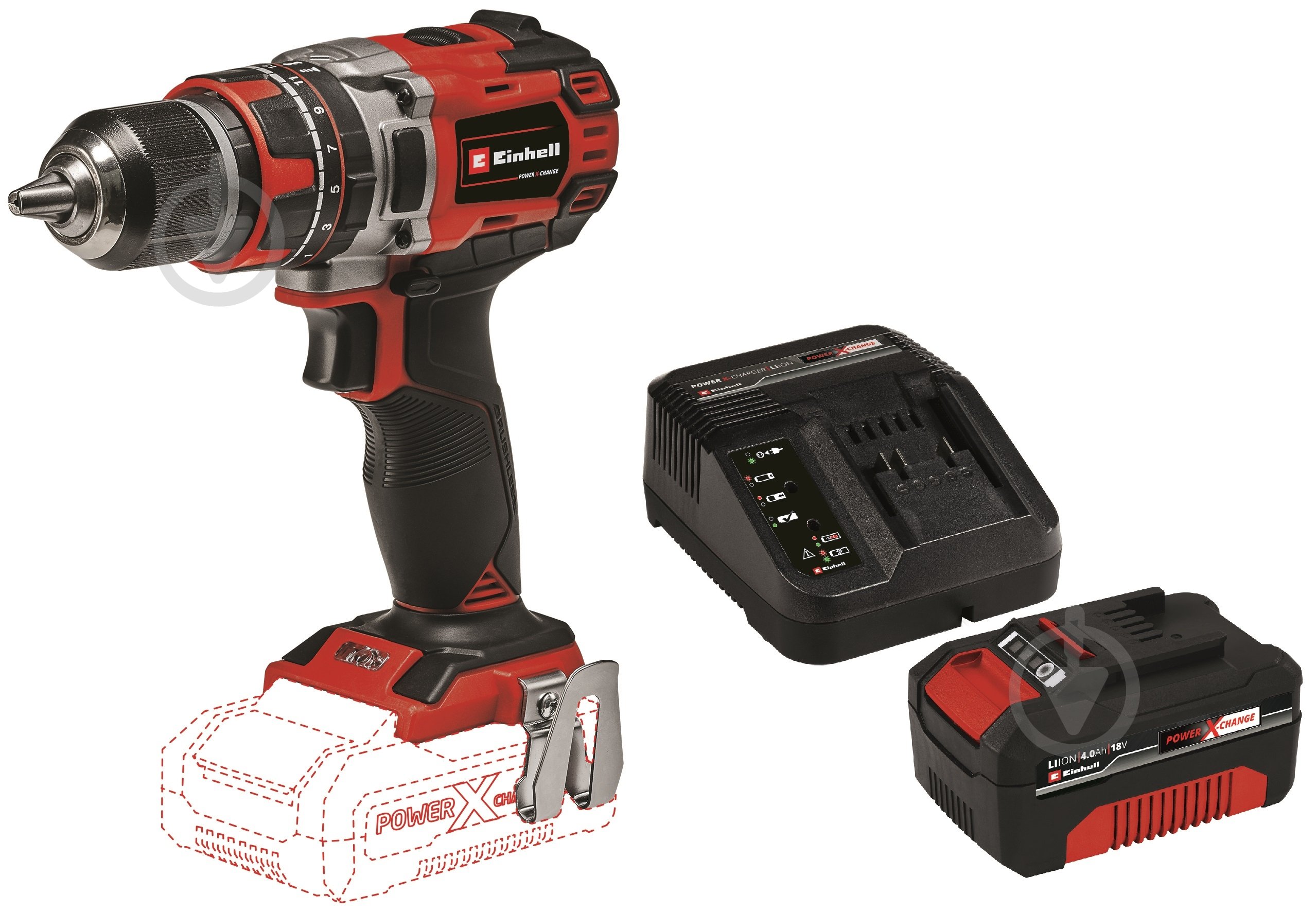 Шуруповерт ударний акумуляторний Einhell TP-CD 18/50 Li-i BL 4 Ah 4513942 Set2 - фото 1 Шуруповерт ударний акумуляторний Einhell TP-CD 18/50 Li-i BL 4 Ah 4513942 Set2 - фото 1