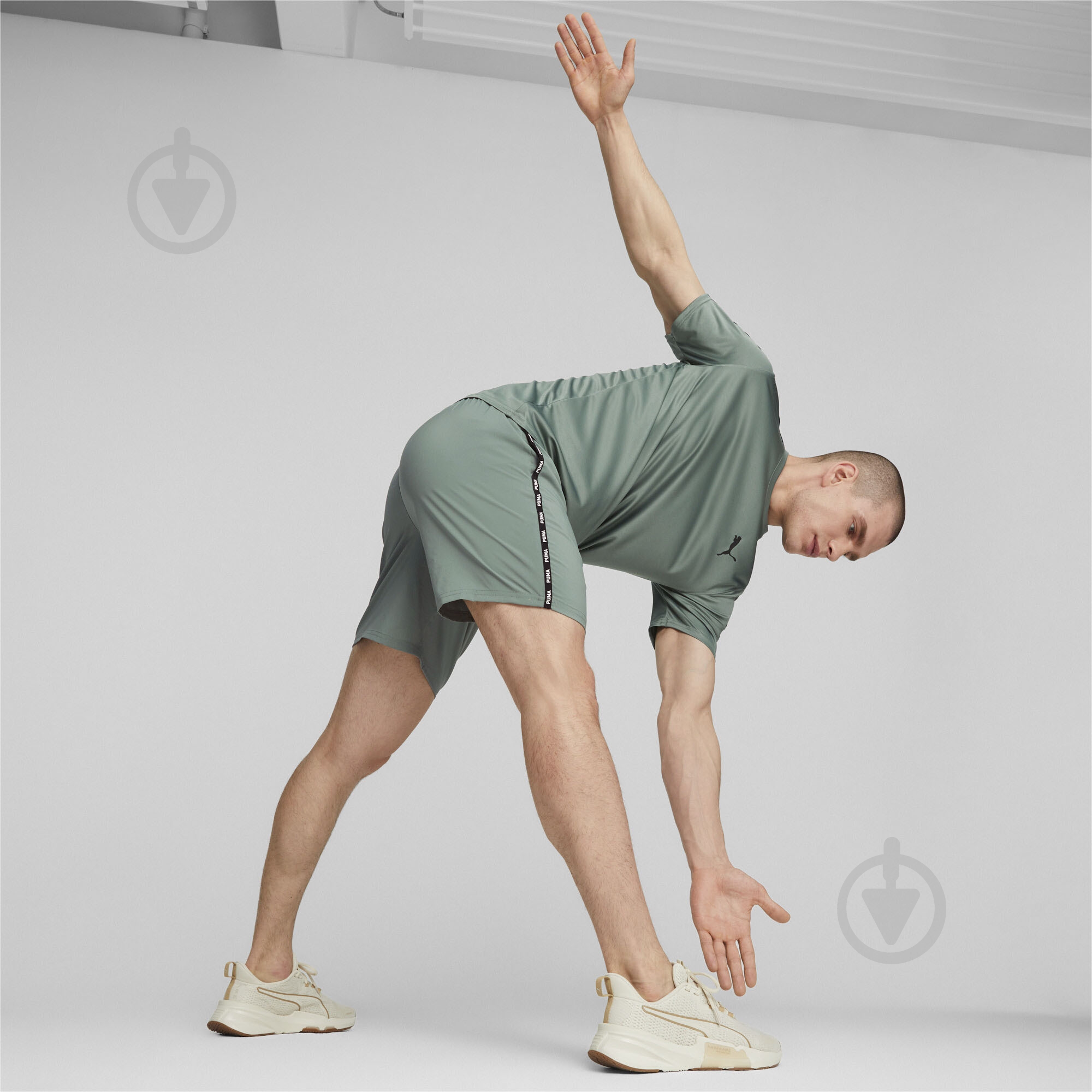 Шорты Puma PUMA FIT TAPED 7" WOVEN SHORT 52417944 р. M зеленый - фото 4