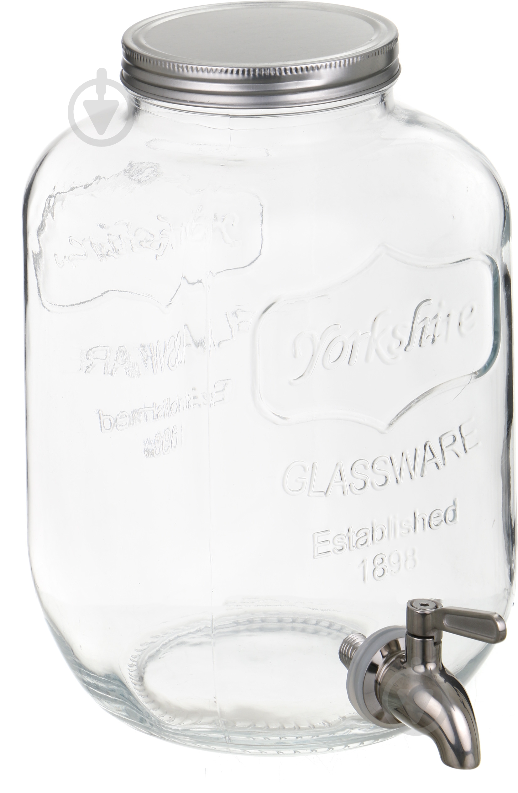 Банка з вакуумною кришкою та металевим краном 5 л - фото 1