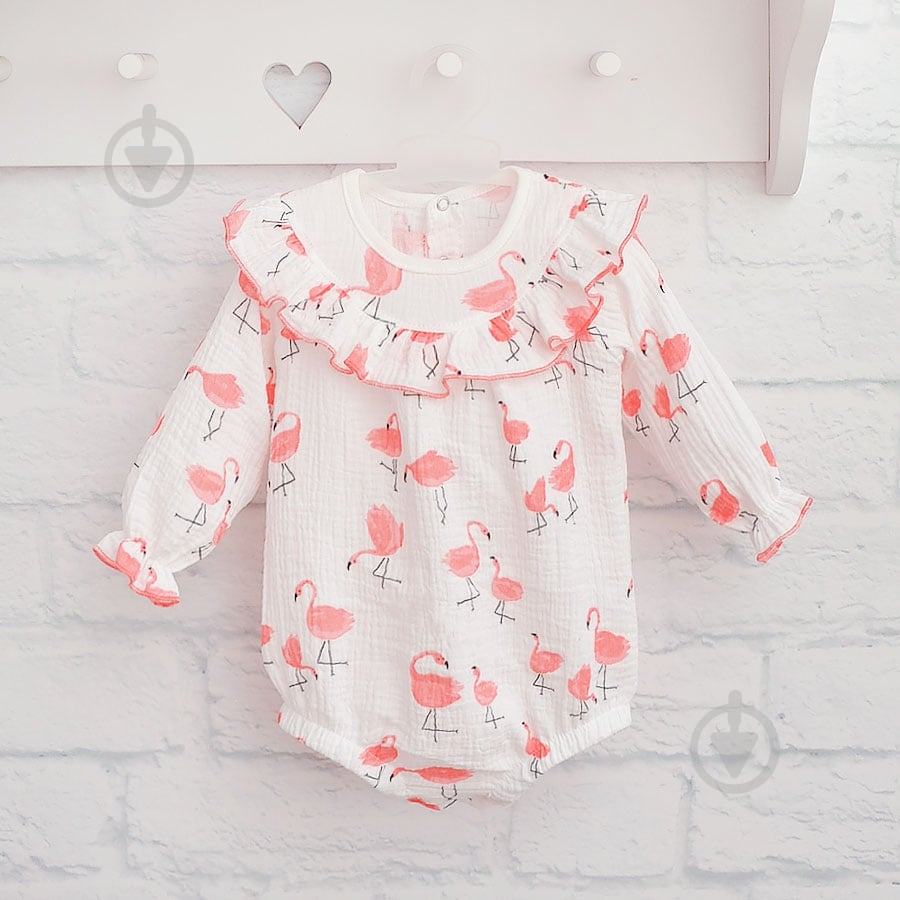 Боді для дівчинки Blanka Квіти р.74-80 рожевий 110818 - фото 2 Боді для дівчинки Blanka Квіти р.74-80 рожевий 110818 - фото 2