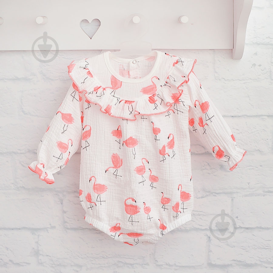 Боді для дівчинки Blanka Квіти р.80-86 рожевий 110818 - фото 2 Боді для дівчинки Blanka Квіти р.80-86 рожевий 110818 - фото 2