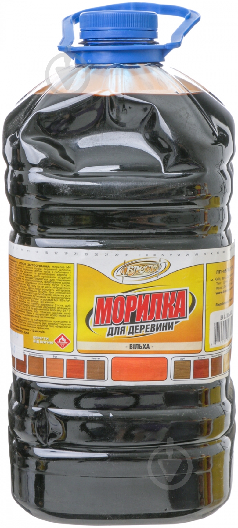 Морилка Блеск М-4 5 л вільха мат 4 кг - фото 2