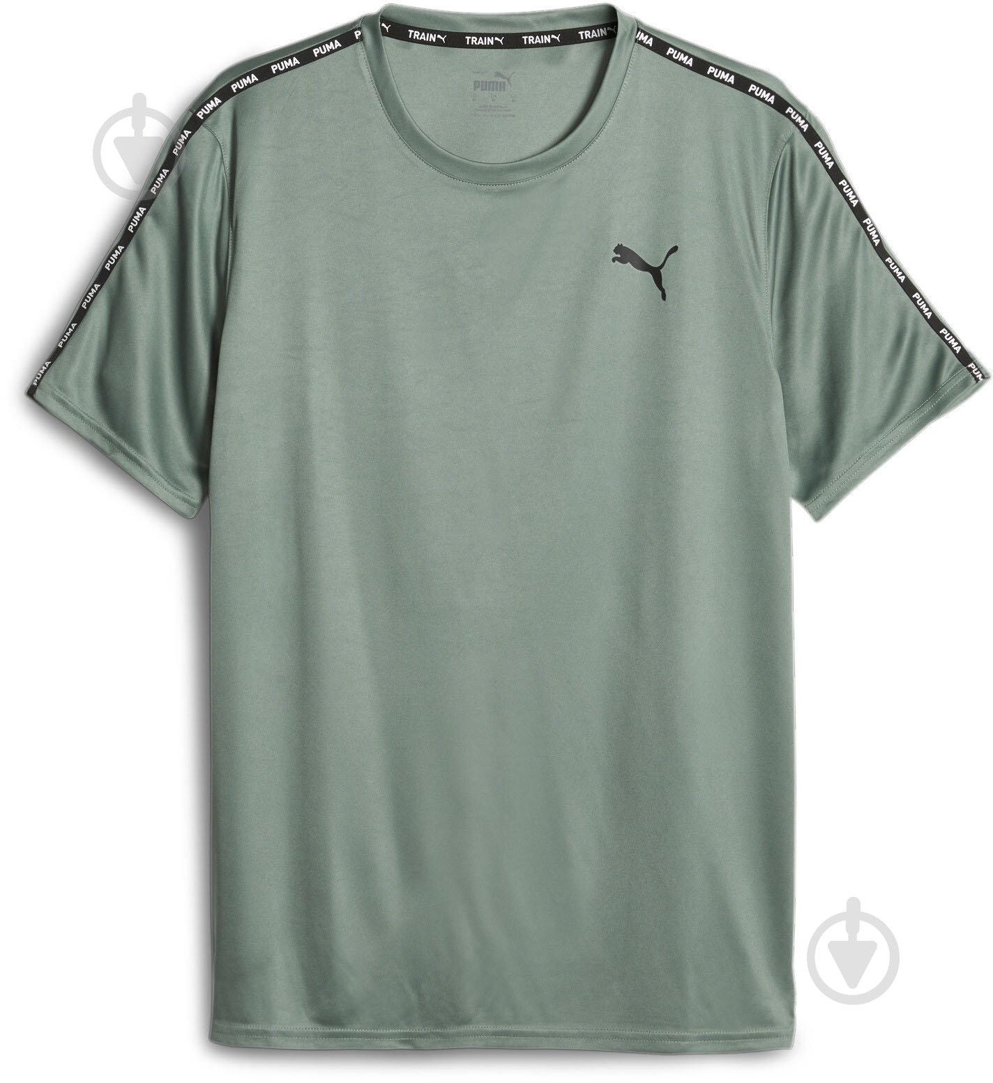 Футболка Puma PUMA FIT TAPED TEE 52418044 р.M зеленый - фото 1