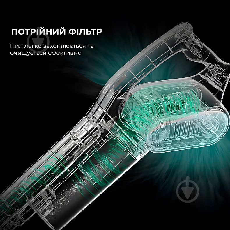 Пылесос Deerma DX700 white/silver - фото 5