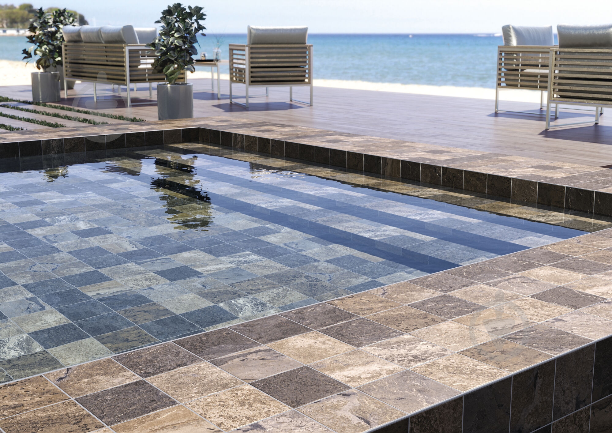 Плитка Cifre Bali Black mate 15x15 - фото 3 Плитка Cifre Bali Black mate 15x15 - фото 3