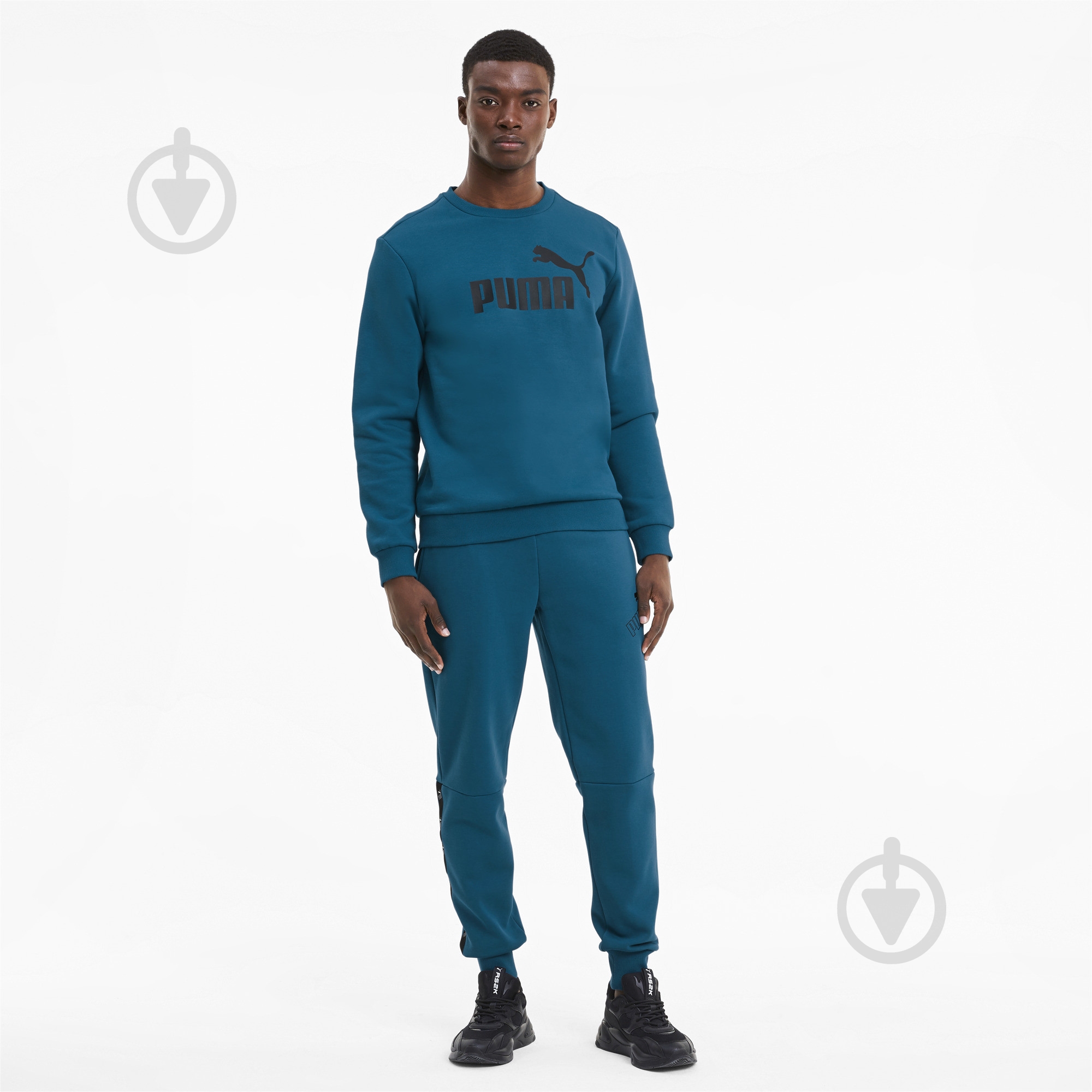 Джемпер Puma Essentials Fleece Sweat 85508236 р. M синий - фото 5 Джемпер Puma Essentials Fleece Sweat 85508236 р. M синий - фото 5