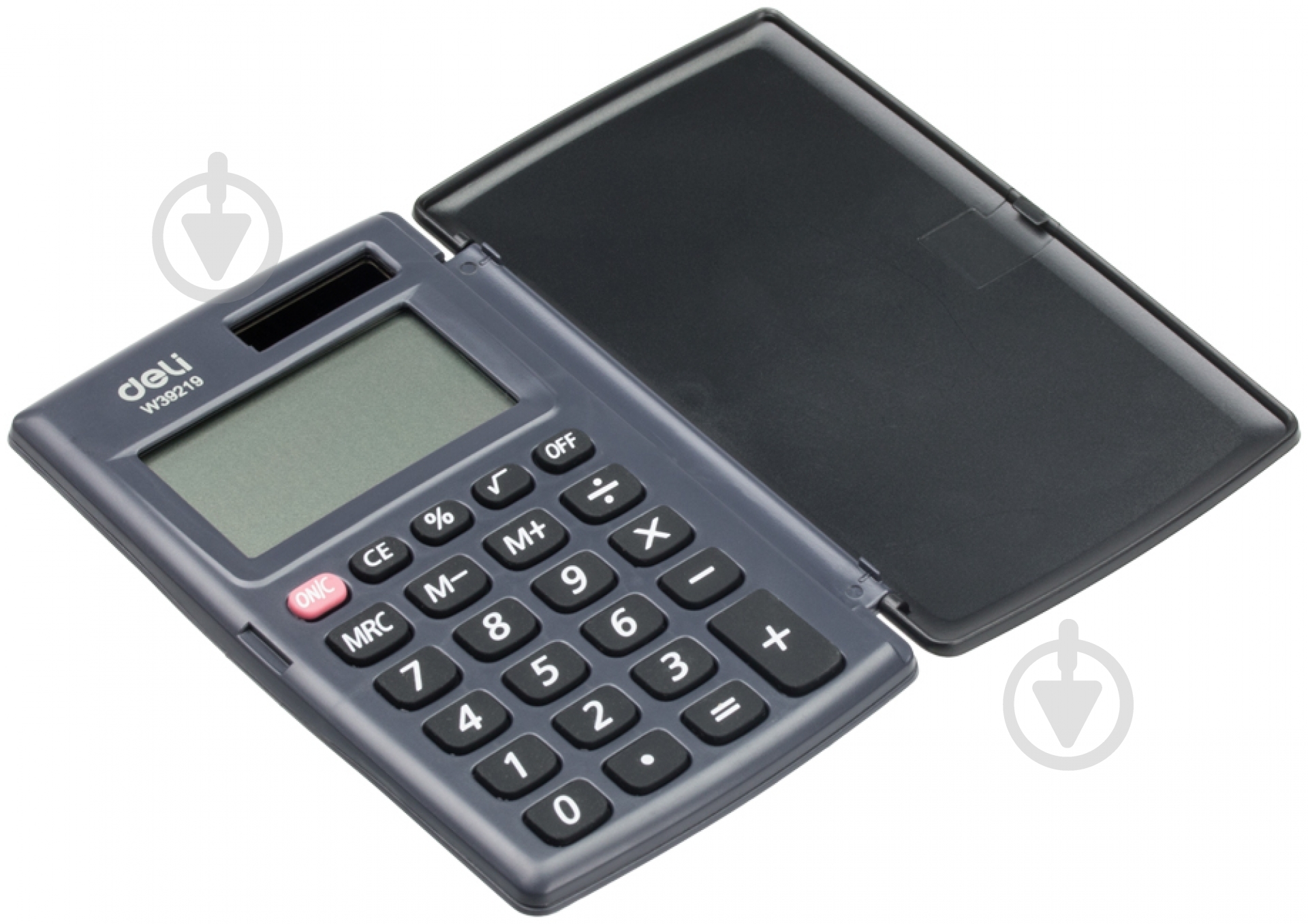 Калькулятор 39219 с крышкой Deli - фото 1