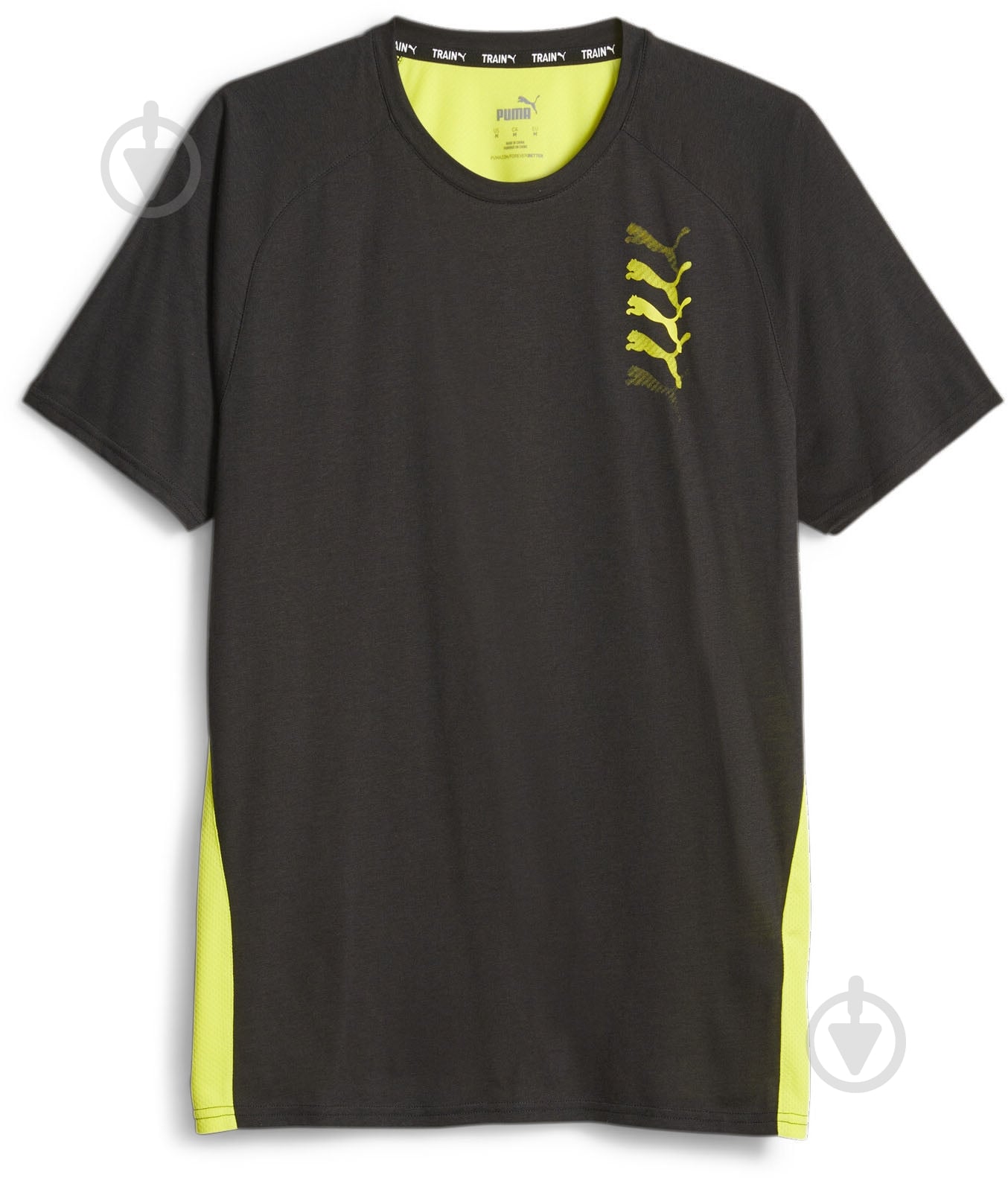 Футболка Puma PUMA FIT TRIBLEND ULTRABREATHE TEE 52441540 р.L черный - фото 1