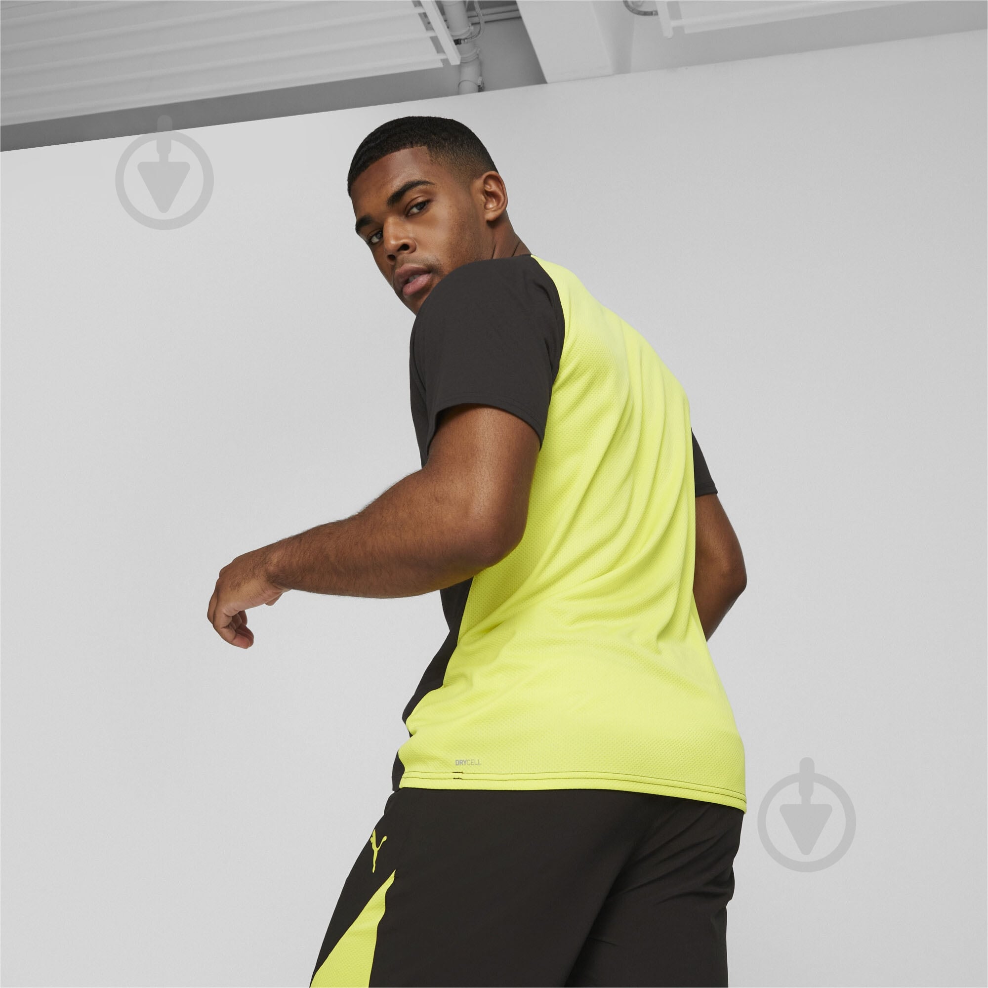 Футболка Puma PUMA FIT TRIBLEND ULTRABREATHE TEE 52441540 р.L черный - фото 4