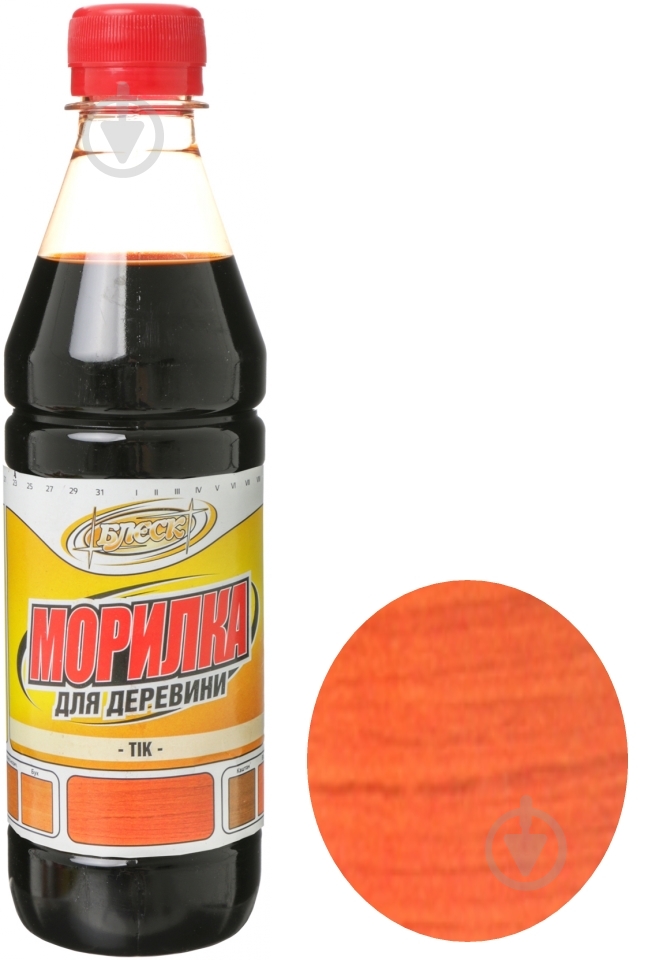 Морилка Блеск М-4 0.4 л тик мат 0,34 кг - фото 1