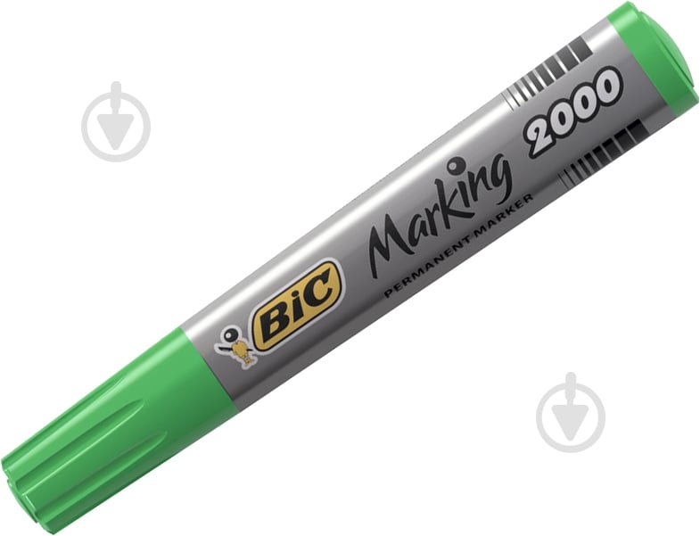 Маркер перманентный BIC 2000 1.7-5.1 мм зеленый - фото 1