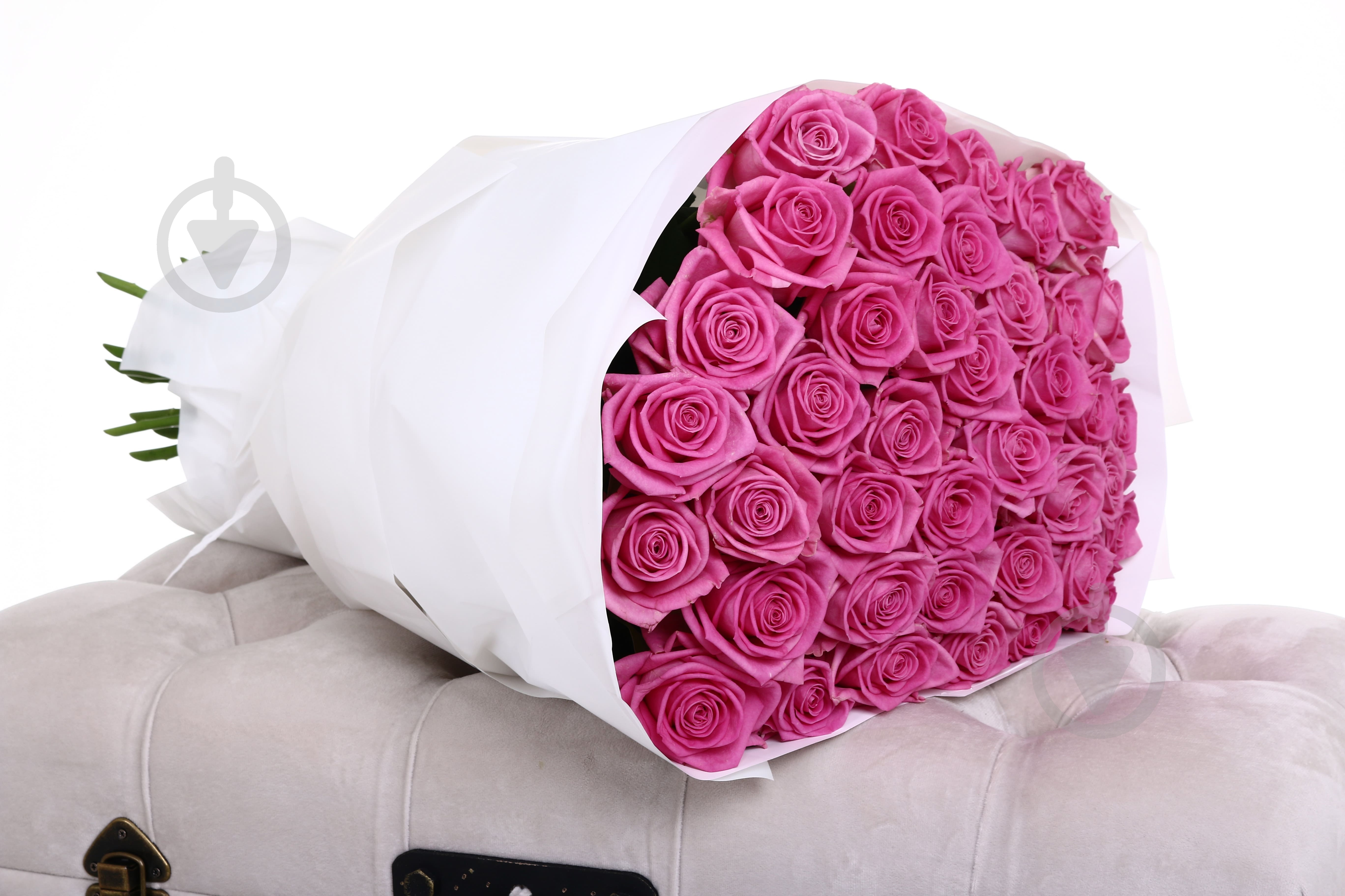 Троянда Аква одноголова класична 60 см фіолетова (Україна) - фото 3