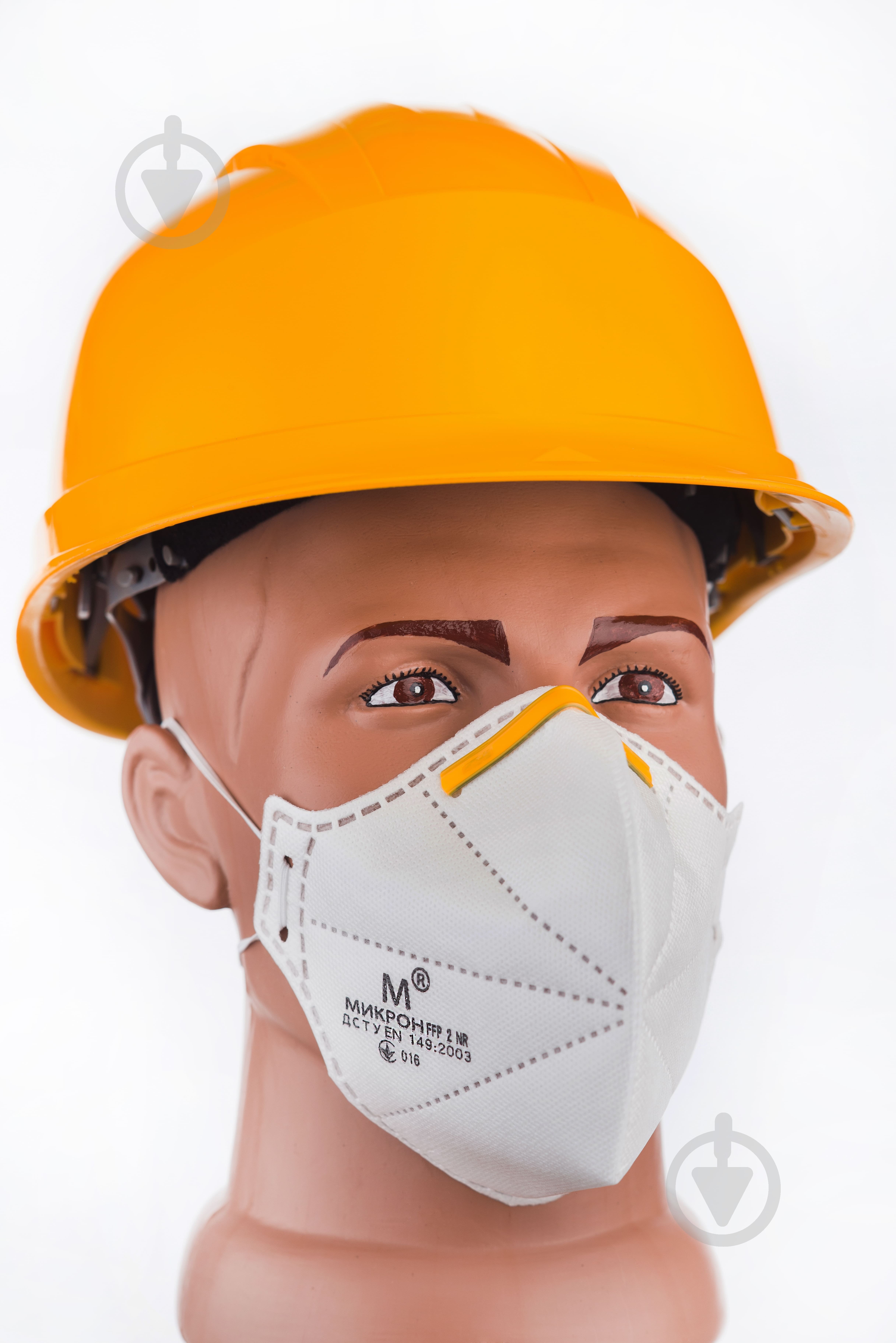 Полумаска Мікрон FFP2 NR - фото 5 Полумаска Мікрон FFP2 NR - фото 5