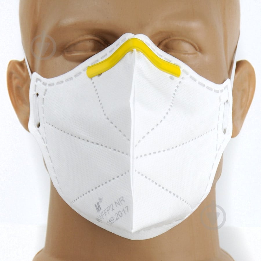 Полумаска Мікрон FFP2 NR - фото 1 Полумаска Мікрон FFP2 NR - фото 1