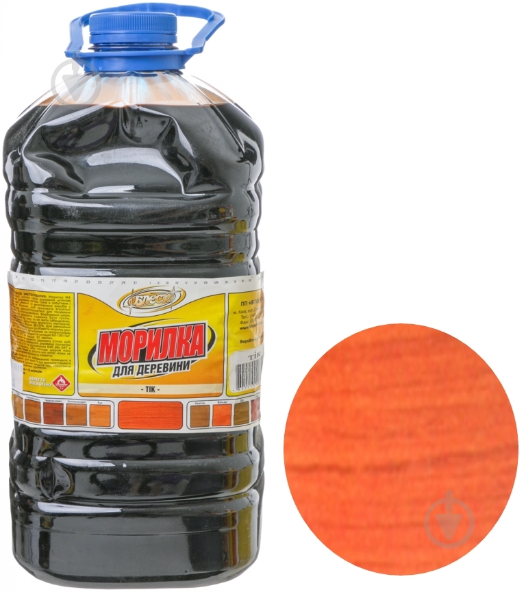 Морилка Блеск М-4 5 л тик мат 4 кг - фото 1