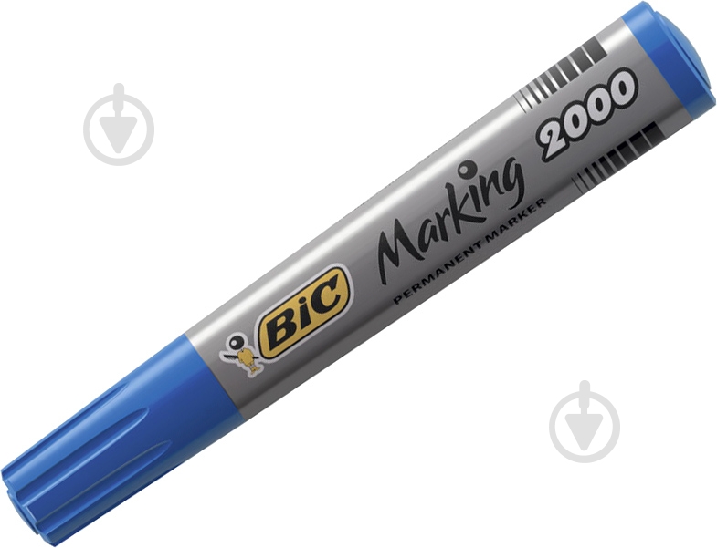Маркер перманентный BIC 2000 1.7-5.1 мм синий - фото 1