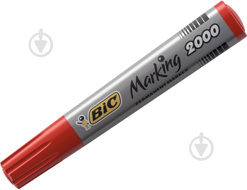 Маркер перманентный BIC 2000 1.7-5.1 мм красный - фото 1