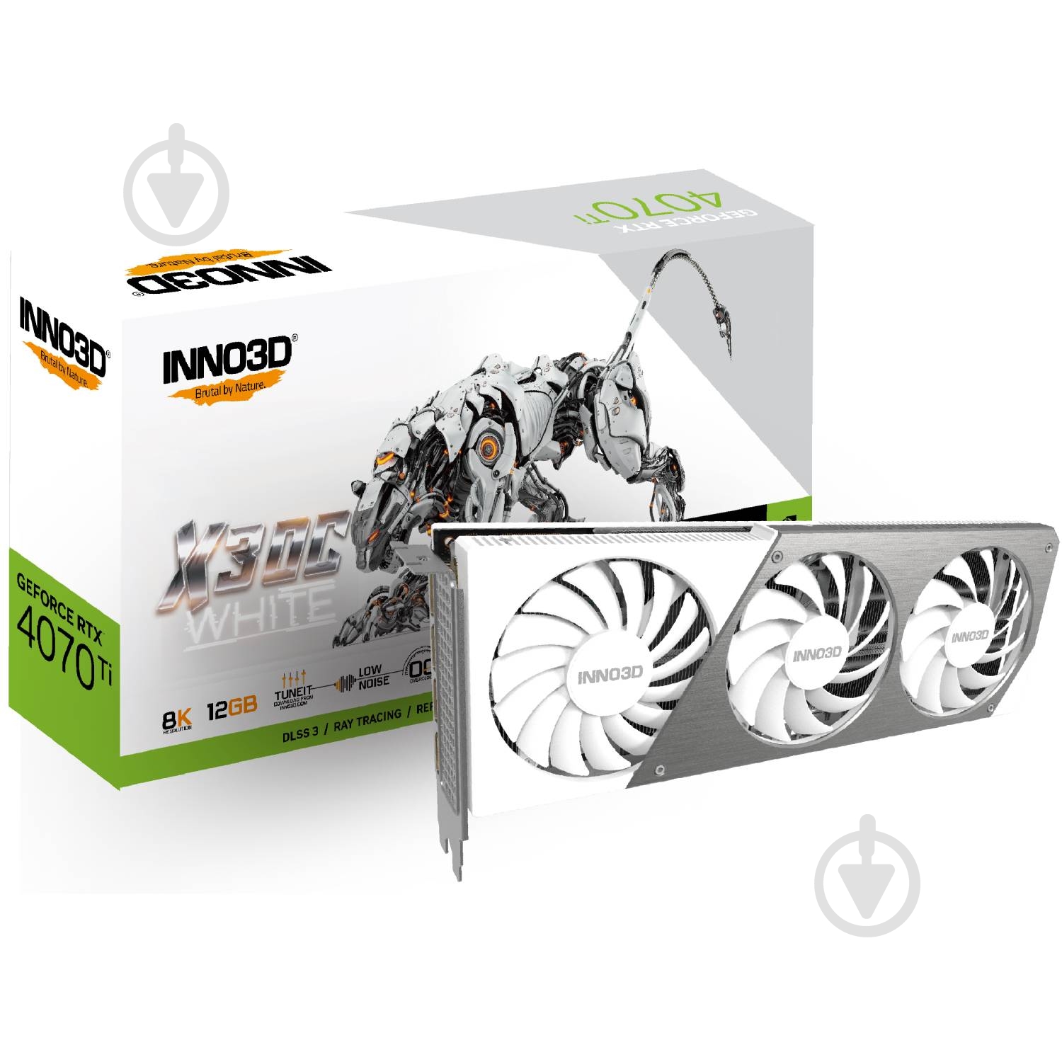 Відеокарта Inno3D GeForce RTX 4070 Ti 12GB GDDR6X 192bit (N407T3-126XX-186148W) - фото 3 Відеокарта Inno3D GeForce RTX 4070 Ti 12GB GDDR6X 192bit (N407T3-126XX-186148W) - фото 3