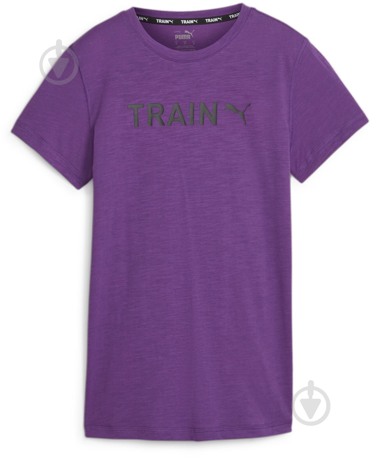 Футболка Puma WOMEN S GRAPHIC TEE TRAIN PUMA 52429028 р.M фиолетовый - фото 1