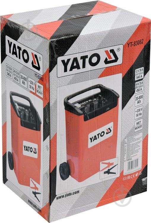 Пускозарядное устройство трансформаторное YATO 35 А 800 А/год (YT-83062) - фото 3 Пускозарядное устройство трансформаторное YATO 35 А 800 А/год (YT-83062) - фото 3