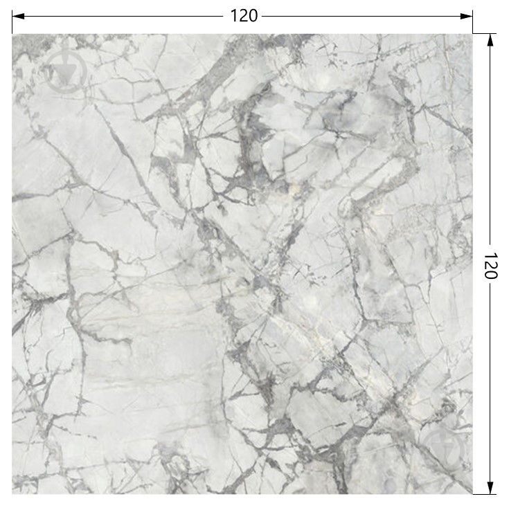 Плитка Cifre Сенсейшн Вайт пулідо 120x120 - фото 2