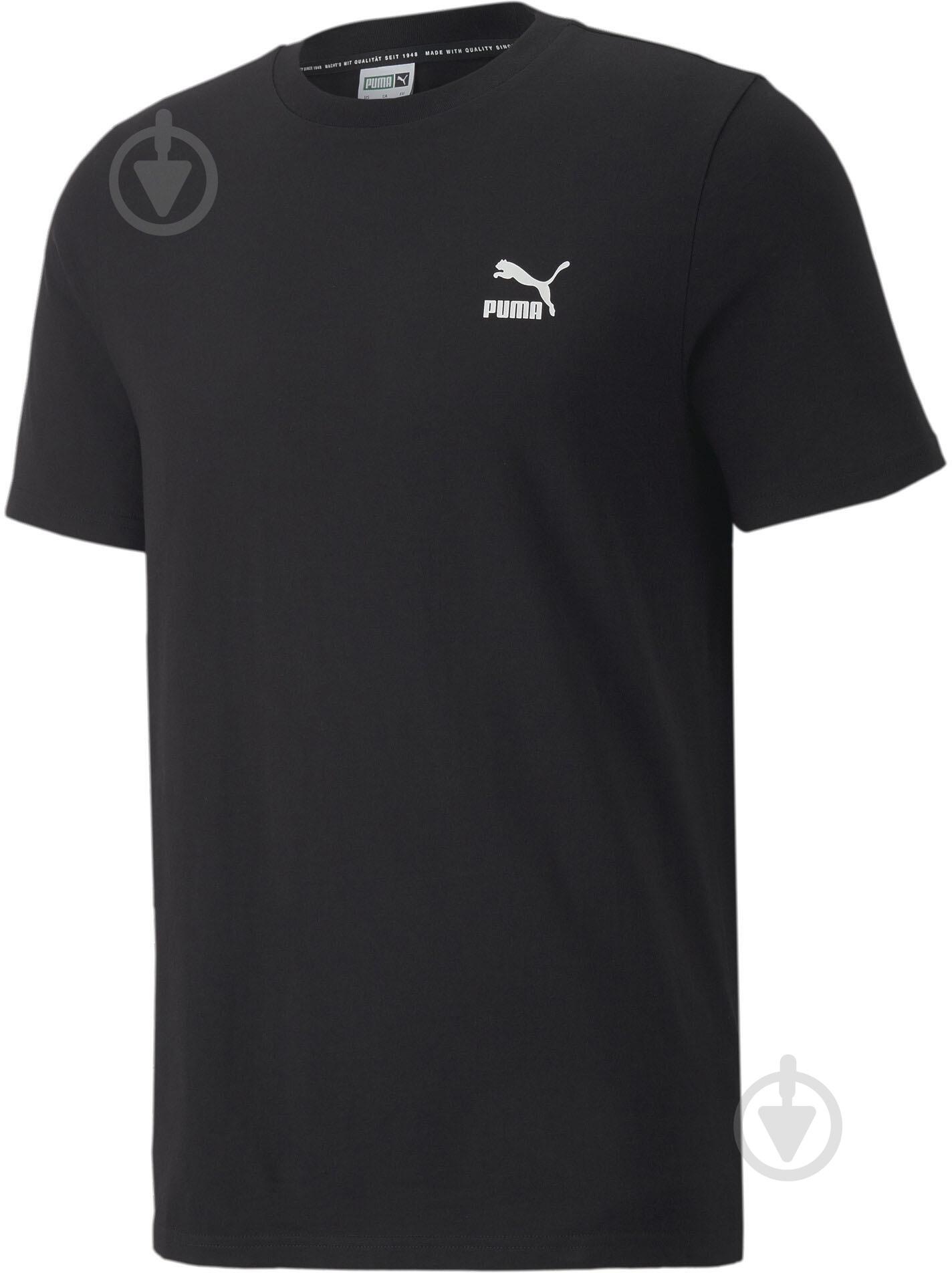 Футболка Puma CLASSICS SMALL LOGO TEE 53558701 р.M черный - фото 1 Футболка Puma CLASSICS SMALL LOGO TEE 53558701 р.M черный - фото 1