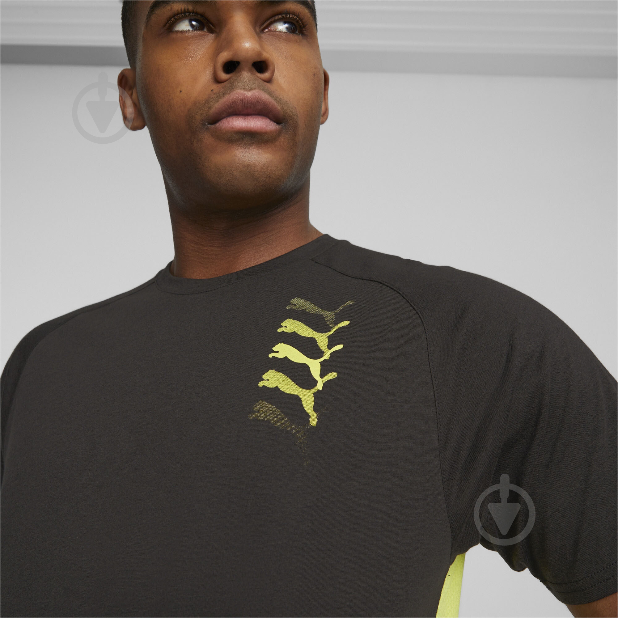 Футболка Puma PUMA FIT TRIBLEND ULTRABREATHE TEE 52441540 р.2XL черный - фото 5