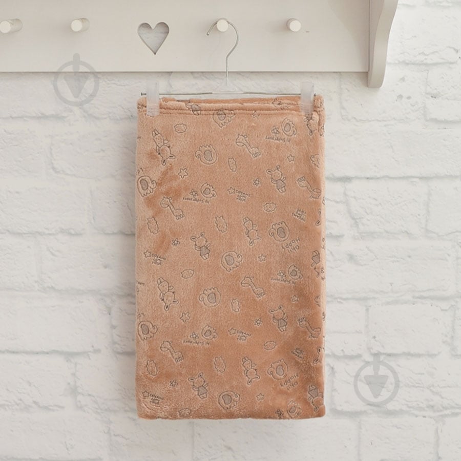 Плед Blanka Іграшки 84x96 см капучино - фото 1 Плед Blanka Іграшки 84x96 см капучино - фото 1