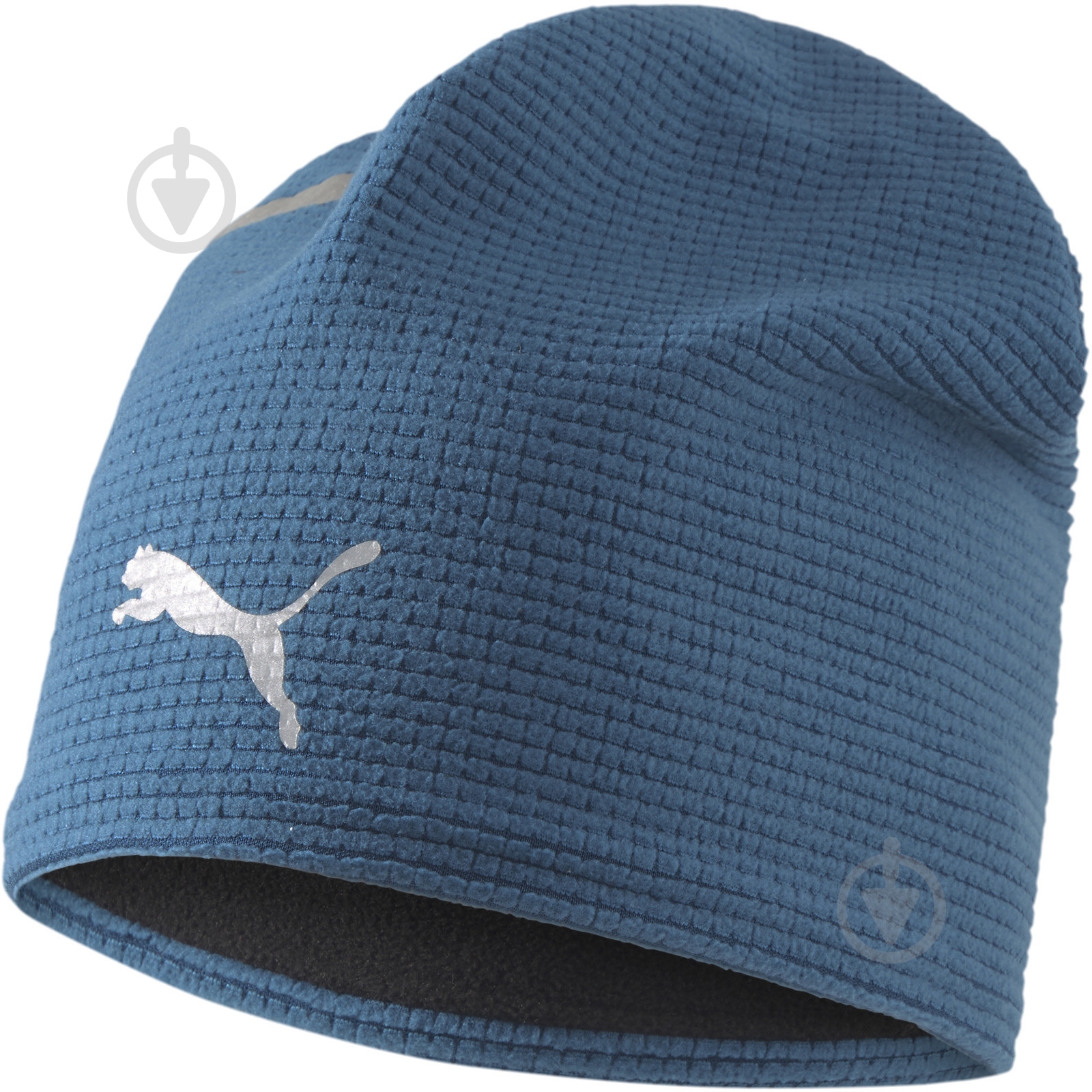Шапка Puma Warm Running Beanie 02285802 р.one size синий - фото 1
