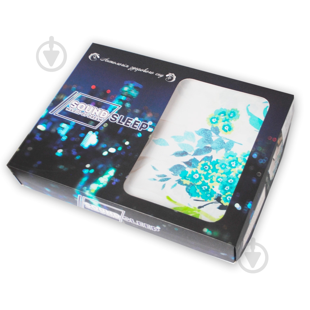 Комплект постельного белья Botanica евро белый с рисунком SoundSleep - фото 7