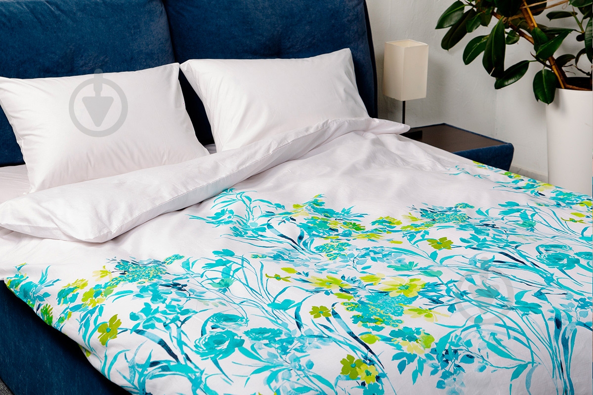 Комплект постельного белья Botanica евро белый с рисунком SoundSleep - фото 2