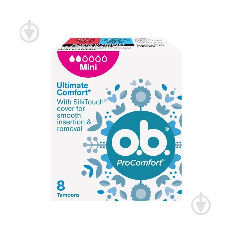 Тампоны o.b. ProComfort mini 8 шт. - фото 1