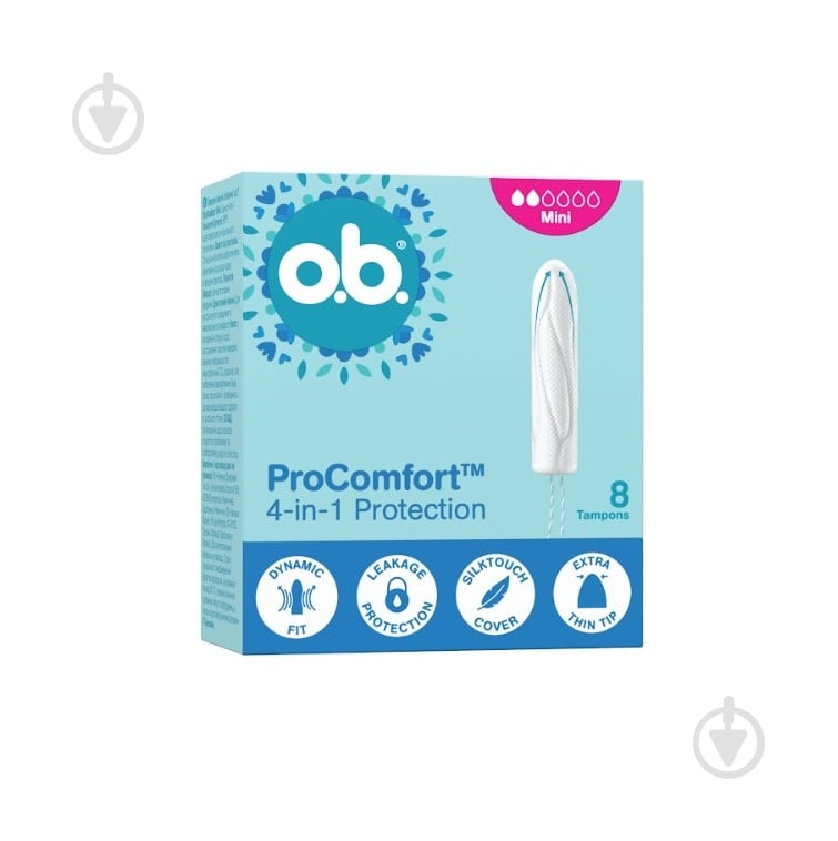 Тампоны o.b. ProComfort mini 8 шт. - фото 2
