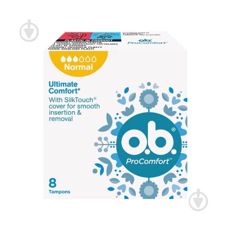 Тампоны o.b. ProComfort Normal 8 шт. - фото 1