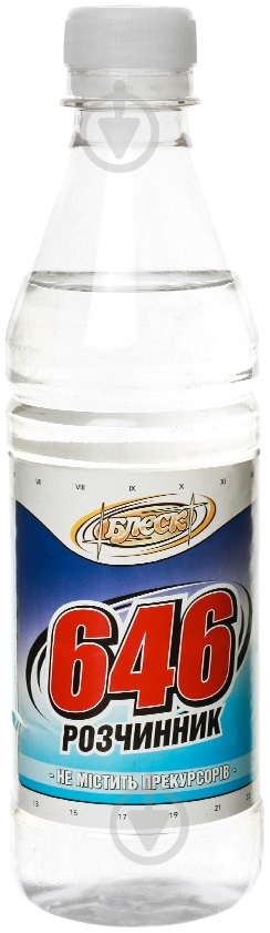 Растворитель 646 Блеск 0,4 л 0,34 кг - фото 1 Растворитель 646 Блеск 0,4 л 0,34 кг - фото 1