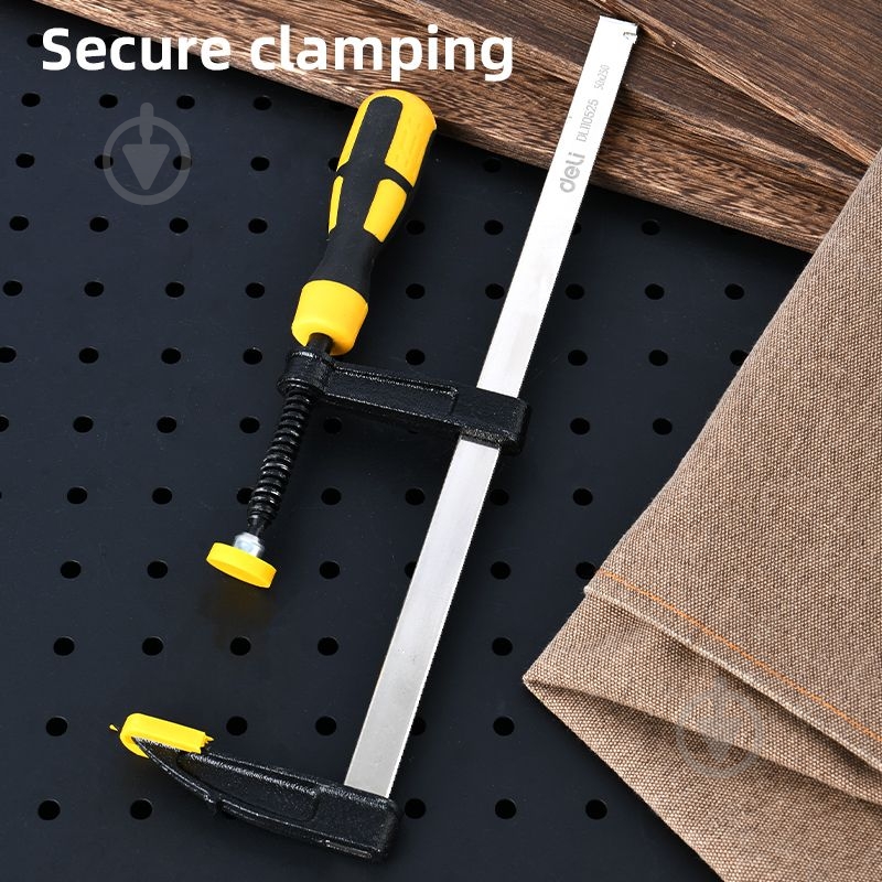 Струбцина Deli EDL110830 - фото 4