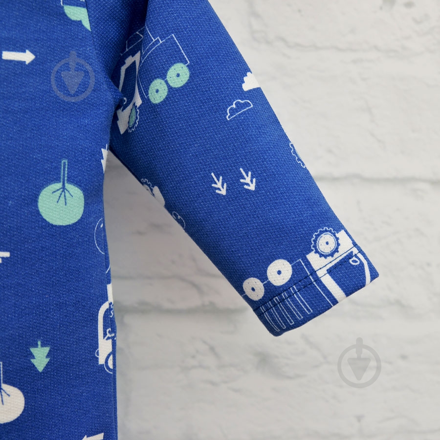 Боді для хлопчика Blanka Машинки р.62-68 синій 110569 - фото 2 Боді для хлопчика Blanka Машинки р.62-68 синій 110569 - фото 2