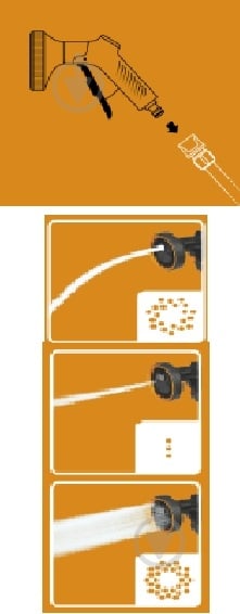 Пистолет-распылитель Fiskars мультифункциональный Solid™ - фото 8