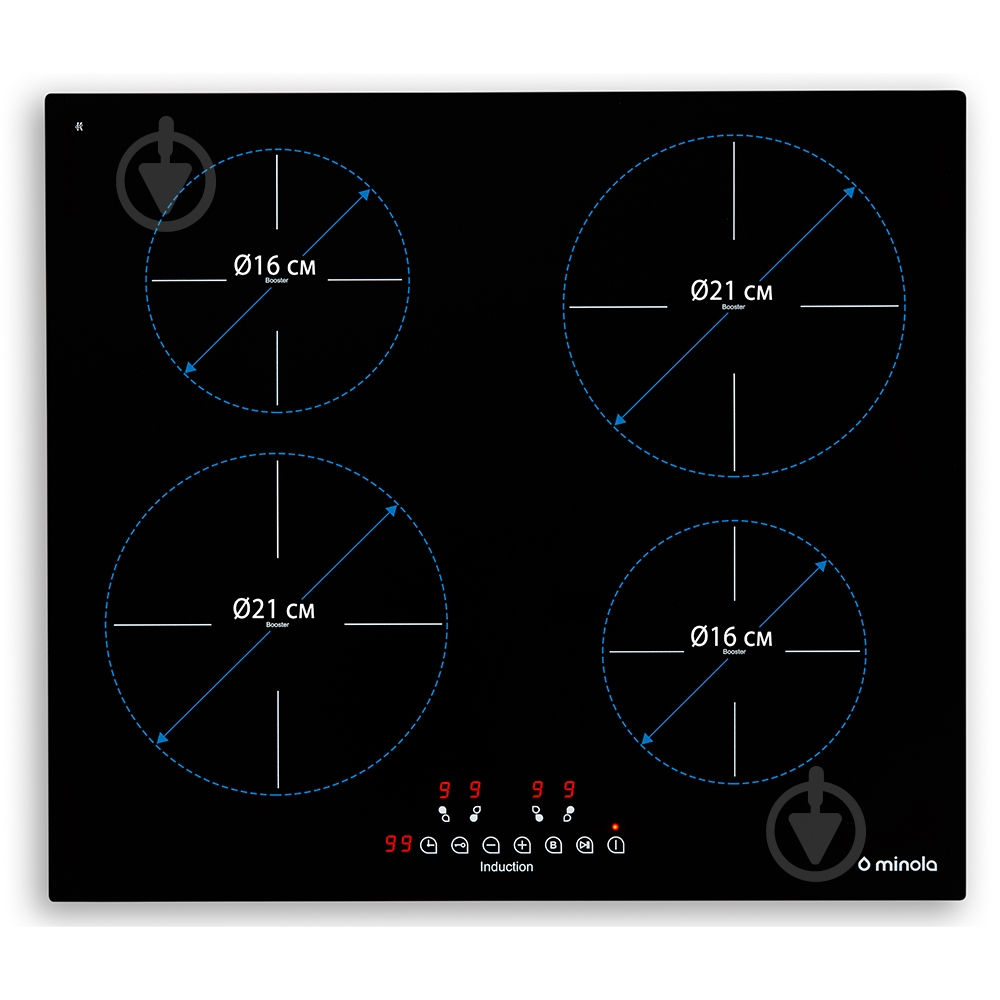 Варильна поверхня індукційна Minola MI 6042 GBL - фото 3