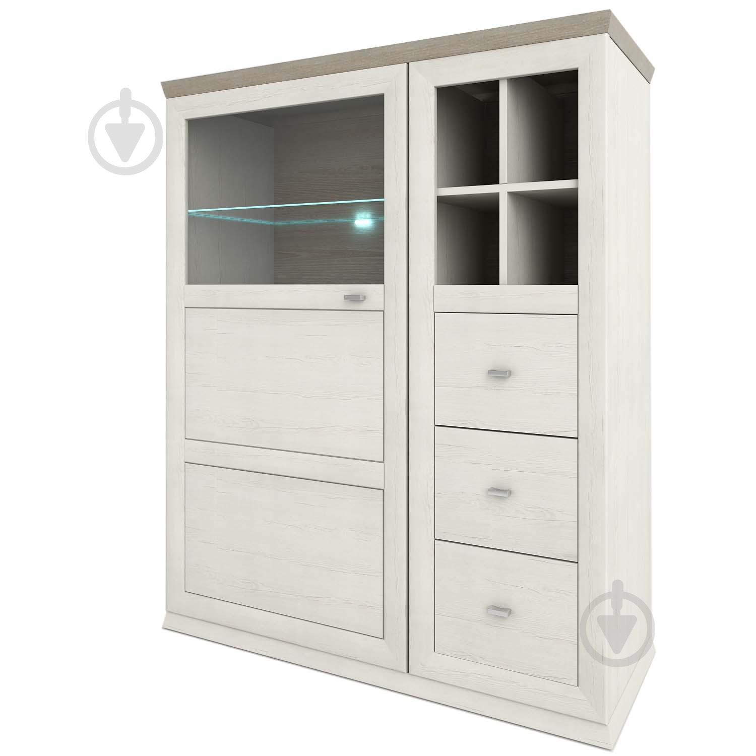 Комод SOKME 1100 1Д/3Ш Орегон - фото 1