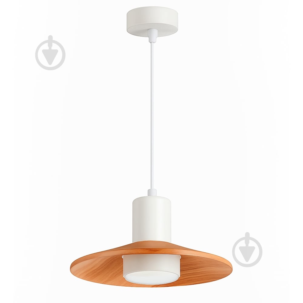 Світильник підвісний LIGHT SET KALUSH 1xGX53 білий/дерево - фото 1 Світильник підвісний LIGHT SET KALUSH 1xGX53 білий/дерево - фото 1