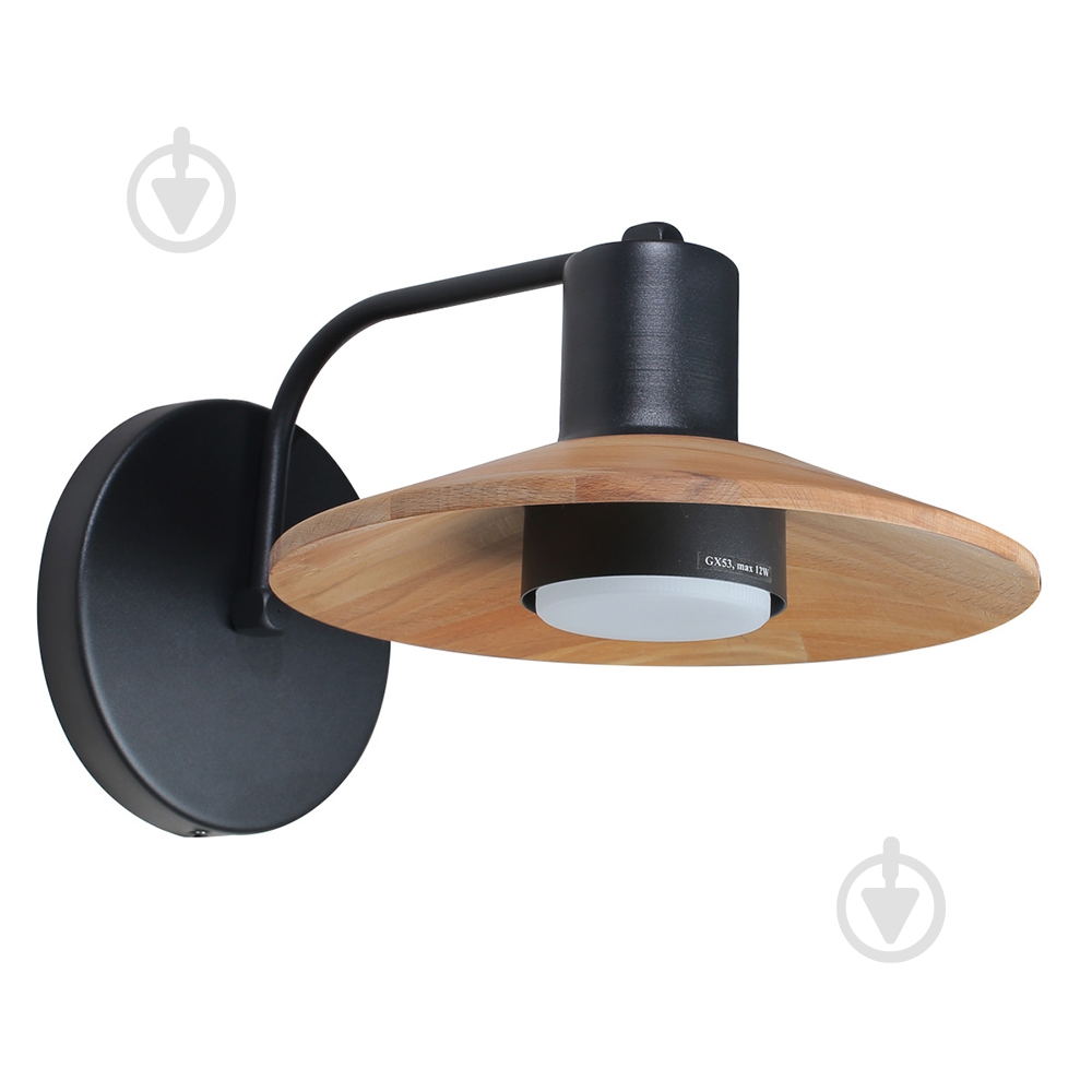 Бра LIGHT SET KALUSH 1хGX53 GX53 чорний - фото 1 Бра LIGHT SET KALUSH 1хGX53 GX53 чорний - фото 1